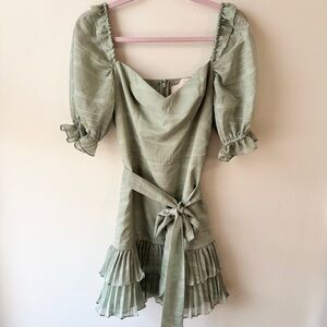 KEEPSAKE the Label Sage Green Mini Dress